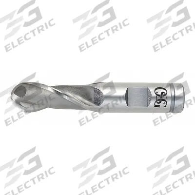 OSG Ball End Mill: Cobalt, 2 Flute, 7/8" Mill Dia, 1-7/8" LOC, 4-1/8" OAL (MPN 5213200) - General Purpose Cobalt Ball End Mills