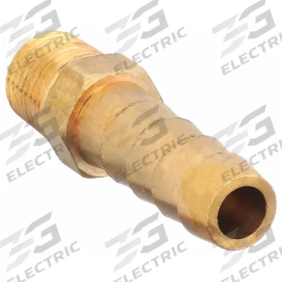 APPROVED VENDOR Barbed Hose Fitting: For 5/16 in Hose I.D., Hose Barb x NPT, Male x Male - Low-Lead Brass Multipurpose (Air, Water, Chemical) Rigid Barbed Hose Fittings