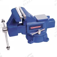 WESTWARD Combination Vise: Std Duty, Covered, 4 1/2 in Jaw Face Wd, 4 in Max Jaw Opening, Serrated (MPN 10D710). Key specifications — attr663938: WESTWARD.
