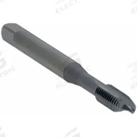 OSG Spiral Point Tap: M5x0.8 Metric, D4 / 4H-6H, 2 Flute, Plug Chamfer, Black Oxide High Speed Steel (MPN 1980701). Key specifications — attr1299616: D4 / 4H-6H.