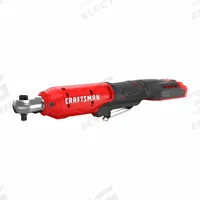 CRAFTSMAN Ratchet: 35 ft-lb Torque - Max, 300 RPM No Load Speed, Brushed, 20 V DC Volt, Ball Detent (MPN CMCF934B). Key specifications — attr1170874: Ball Detent; attr1170872: Brushed.