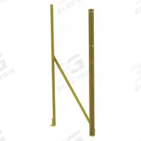 TRI-ARC Platform Support Leg: 6.7 ft Overall Ht, 24 in Overall Wd, Steel (MPN ULK0824). Key specifications — Material: Steel; Color: Yellow; Includes: Fasteners; Brand: TRI-ARC.
