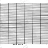 HONEYWELL Fanfold Paper Strip Chart: Fanfold Paper Strip Chart, 4 3/4 in Strip Chart Wd, Green (MPN BN 46187045-100). Key specifications — Brand: HONEYWELL; Grid Color - NEW: Green; Compatible with Manufacturer Model Number: DPR 100.