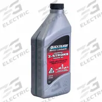 QUICKSILVER 2-Cycle Engine Oil: Conventional, 16 fl oz Size, Bottle, Not Specified, DFI (MPN 8M0229784). Key specifications — SAE Grade: Not Specified; Brand: QUICKSILVER; Compatible Vehicle Type: Motorcycles; Oil Series: DFI.