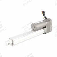 DUFF-NORTON Linear Actuator: LT, 112 lbf Rated Load, 5.9 in Stroke, 12V DC, IP66 (MPN LT100-1-150P). Key specifications — Nut Material: Plastic; Position Feedback Option: Potentiometer.