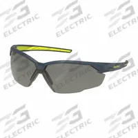 HEXARMOR Safety Glasses: Clear/Gray Lens, Half-Frame, Anti-Fog/Hard Coat/Photochromic/TruShield® (MPN 11-31012-08). Key specifications — Brand: HEXARMOR; Frame Color: Charcoal/High-Visibility Yellow; Lens Color: Clear/Gray; Lens Properties: Anti-Fog / Scratch-Resistant / Photochromic.
