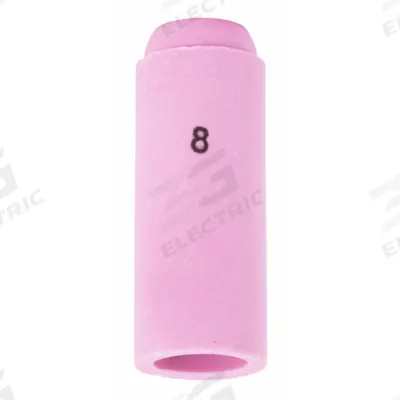 LINCOLN ELECTRIC Nozzle: Alumina, No. 8, Std - Standard Nozzles