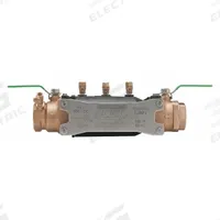 ZURN WILKINS Backflow Preventer: 350XL, 2 in Pipe Size, Flange x Flange, 16 in Overall Lg, Bronze (MPN 2-350XL). Key specifications — Shut-Off Valve Type: Ball Valve; Connection Type: Flange x Flange.