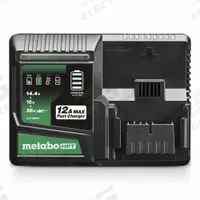 METABO HPT Quick Battery Charger: Single-Port Charging, For 14.4V DC/18V DC/36V DC, 110-120V AC (MPN UC36YSL2M). Key specifications — attr1255775: Extreme; attr1255810: 14.4V DC; attr1255811: (1) 36/18V; attr1255812: 110-120V AC.