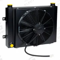 MAXIM Oil Coolers: 4 hp Heat Removed, 100 gpm Max. Flow, 300 psi Max. Pressure, 12V DC (MPN 258533). Key specifications — attr96055: 1" NPT; attr96059: 1" NPT; attr96057: 12V DC; attr98919: MAXIM.