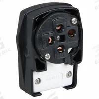 HUBBELL Straight Blade Plug: 18-60P, 120/208V AC, 60 A, 4 Pole, 4 Blade, Black (MPN HBL7302C)