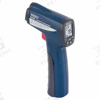 REED INSTRUMENTS Infrared Thermometer: R2300-NIST, Included, Max Temp/Min Temp, Adj @ 0.10 to 1.00. Key specifications — Features: Built-in Laser Pointer Identifies Target Area; Testing Functions: Maximum Temperature; Temperature Alerts: Low Temperature; Standards: Class II Laser; Resolution °F: 0.1°F; Manufacturer Part Number: R2300-NIST; Mounting Style - NEW: Handheld Only; Intrinsic Safety - NEW: Not Specified Intrinsically Safe.