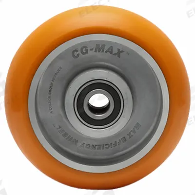 ALBION Caster Wheel: 4 in Wheel Dia., 2 in Wheel Wd, Polyurethane, 1,500 lb Load Rating - Polyurethane Tread on Aluminum Core Wheels