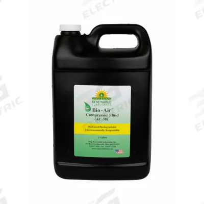 RENEWABLE LUBRICANTS Compressor Oil: 1 gal, Can, 30 SAE Grade, 68 ISO Viscosity Grade - Air Compressor Oils