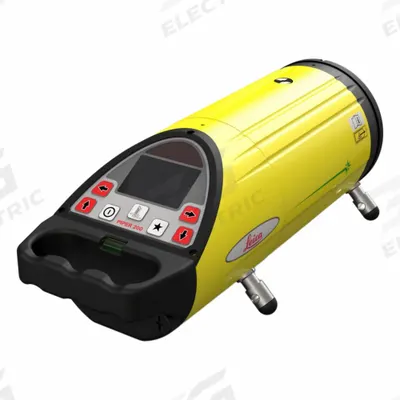 LEICA PIPER Pipe Laser Kit: Yellow, Pipe Laser, 16 1/2 in Overall Ht, 10 1/2 in Overall Wd - Laser Level Receivers