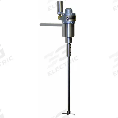 ARROW MIXING PRODUCTS Laboratory Mixer: Top, Clamp/Stand, 1/4 in Male NPT Inlet, NPT, 4 Blades - Air-Powered Propeller Mixers