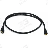 MONOPRICE HDMI Cable: 6 ft Overall Lg, Plastic, Black (MPN 3645). Key specifications — Manufacturer Part Number: 3645; Brand: MONOPRICE; Features: 18 Gbps Bandwidth; For Use With: DTS-HD Master Audio; Jacket Material: Plastic; End 1 Connection Type: Mini HDMI Male.