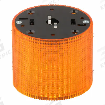 FEDERAL SIGNAL Tower Light Module: Flashing/Steady, 120V AC, Amber, 3 15/16 in Overall Dia - Multimode Light Modules
