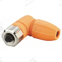 IFM M12 Circular Connector: A Coded, 4 Socket, M12 Female Thread, IP65/IP67/IP68/IP69K, 90° Angle (MPN EVC811). Key specifications — Connector Body Type: Socket; Coding: A; Brand: IFM; Voltage Rating: 250V AC; Thread Size: M12; Mounting Type: Front Mounting; Mounting Style: Female Thread; IP Rating: IP68.