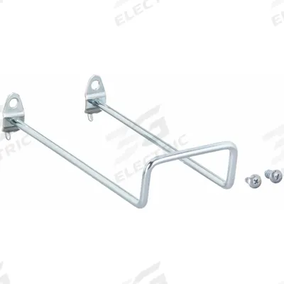 TRITON PRODUCTS Double Closed Pegboard Hook: 1/4 in_1/8 in Peg Hole, Screw-In, Surface - Hooks for Round-Hole Pegboard