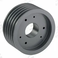 APPROVED VENDOR V-Belt Pulley: B80, 5 Groove, 8.35 in OD, Bushed Bore, SF, Quick Detachable, Plain (MPN 5B80SF). Key specifications — attr1318293: B80; attr1318301: 8 in (5L, B); attr1318291: 4L, A, or AX.