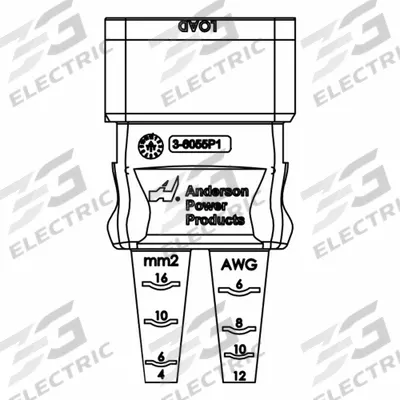 ANDERSON POWER PRODUCTS Environmental Boot: 3-6055P1, For SB Series, TPE - Anderson Power Connector Hardware & Accessories