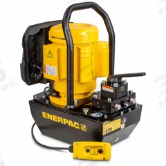 ENERPAC Hydraulic Electric Pump, High Flow: 10,000 psi Max. Op Pressure, 20 cu in/min Max. Flow Rate (MPN ZE2108DB). Key specifications — attr941810: ZE2108DB; attr941814: Hold.