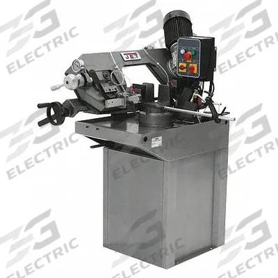 JET Band Saw: 7 13/16 in x 6 in, 157 to 314, 45° ,60° ,90°, 3 Phase - Mitering Semi-Automatic Horizontal Band Saws