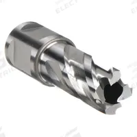 APPROVED VENDOR Annular Cutter: 9/16 in Cutter Dia, 1 in Max Cutting Dp, Bright, High Speed Steel (MPN 4TGZ2). Key specifications — attr253884: No; attr253885: Bright; attr253886: High Speed Steel; attr253887: Weldon Flat; attr253888: Fractional Inch; attr277149: APPROVED VENDOR.
