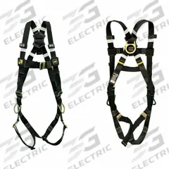 MILLER BY PIP Miller Full Body Harness Welding: Hot Work, Welding, Crossover Harness, Quick-Connect (MPN H5WS1S3). Key specifications — Gender: Unisex; Harness Color: Black; Torso Adjustment: Friction.