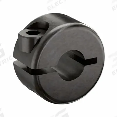 RULAND MANUFACTURING Shaft Collar: 1-Piece, Metric, Round, Clamp-On, 6 mm Bore Dia - Steel Shaft Collars