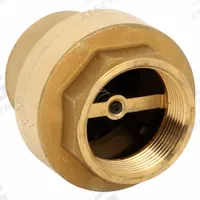 BONOMI Valve: Swing, Inline Valve Body, 2 1/2 in Pipe Size, FNPT x FNPT, Brass, Female, NPT, NPT (MPN 100003-2-1/2"). Key specifications — Brand: BONOMI.