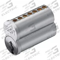 BEST Interchangeable Core Cylinder: Cylindrical, SFIC, Chrome (MPN 1CP7WH1626). Key specifications — Brand: BEST; Lock Assembly Type: Cylindrical; Cylinder Core Type: Small Format Interchangeable Core Cylinder; Keyway Type: WH; Number of Pins: 7.