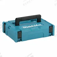 MAKITA Tool Case: 15 1/2 in W 11 3/4 in D 4 3/8 in H, Plastic, Teal, Hinged Lid, 0 Compartments (MPN 197210-9). Key specifications — attr1116905: Teal; attr1116917: Hinged; attr1116946: MAKITA; attr1116904: Latch.