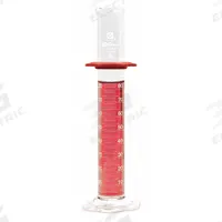 SIBATA Graduated Cylinder: 50 mL, A, To Contain (TC), 0.5 mL Graduation Increments - mL (MPN 2351A-50). Key specifications — ASTM Specification: E1272; Brand: SIBATA; USP Specification: Type I; Closure Included: No; Includes: Bumper.