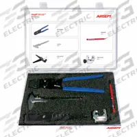 AIRSEPT Hose Repair Tool Assortment: Smart Splice Service Tools, Hose Building and Repair, 14 in (MPN 76080). Key specifications — Brand: AIRSEPT; Application: Hose Building and Repair; For Use With: Engine Oil Cooler Lines; Size: 14 in; Includes: Hose Cutter; Tool Type: Smart Splice Service Tools.