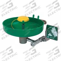 HAWS Plumbed Eyewash: Std, Wall Mnt, Eyes and Face Coverage, Uncovered, Plastic Bowl, Push Plate (MPN 7260B-7270B). Key specifications — attr474381: Push Plate; attr474383: HAWS.
