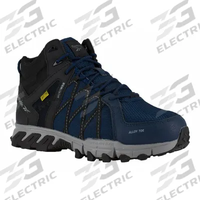REEBOK Athletic High-Top Shoe: Men's, Size 11, D, Black, Alloy Toe Cap - Athletic-Style Safety-Toe Shoes