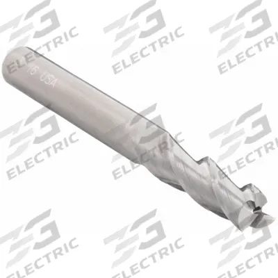 CLEVELAND Square End Mill: Carbide, 3 Flute, 11/64" Mill Dia, 5/8" LOC, 2" OAL (MPN C61665) - Carbide Square End Mills for Aluminum
