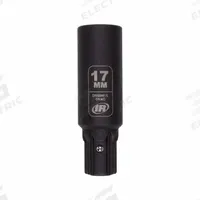 INGERSOLL RAND Impact Socket: Metric, 17 mm Socket Size, 6-Point, Deep, 2 61/64 in Overall Lg (MPN DXS2SM17L). Key specifications — attr1215501: INGERSOLL RAND; attr1215515: Manganese Phosphate; attr1215518: 17 mm.
