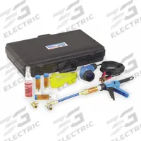 ROBINAIR UV Leak Detection Kit: UV Leak Detection Kit, 6 Pieces, R-134a (MPN 16350). Key specifications — Brand: ROBINAIR; Includes: Battery Clips; Size: (4) 1/2 oz Twist-On Cartridges of Universal A/C Dye; Tool Type: UV Leak Detection Kit; For Use With: R-134a.