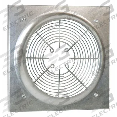Dayton Exhaust Fan Venturi Frame: Steel, For 8 in Blade Dia - Frames for Wall-Mount Ventilation Fans