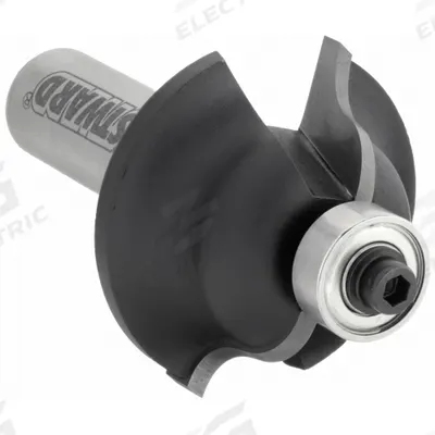 WESTWARD Roman Ogee Cut Profile Router Bit: Fractional Inch, Carbide Tipped - Roman Ogee Profile Router Bits
