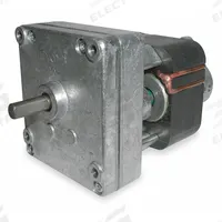 DAYTON AC Gearmotor: Parallel, Single Output Shaft, Shaded Pole, Open, 66 RPM, 4.7 in-lb Max Torque (MPN 1MBF9). Key specifications — Brand: DAYTON; Full Load Current: 0.57 A.