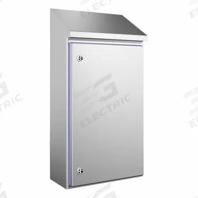 RITTAL Sloped Top Enclosure: 304 Stainless Steel, 30 in x 15 in x 8 in - Stainless Steel Enclosures