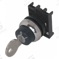 EATON Keyed Selector Switch: 2 Position, 22 mm Panel Mounting Size, Series M22 (MPN M22M-WS). Key specifications — Manufacturer Part Number: M22M-WS; Brand: EATON; Switch Action: Momentary/Momentary; Key Removal Position: Any Position.