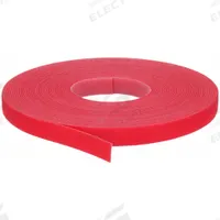 VELCRO BRAND Hook-and-Loop Cable Tie Roll: 75 ft Lg, 0.75 in Wd, 50 lb Tensile Strength, Red (MPN 176064). Key specifications — Color: Red; Material: Nylon; Brand: VELCRO BRAND.