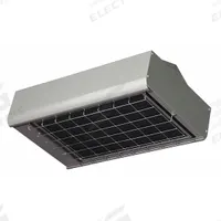 FOSTORIA Electric Infrared Heater: 4300W Watt Output, 208V AC, 1 or 3 Phase, Hardwired, Aluminum (MPN FSA-4320-3). Key specifications — Wattage Output: 4300W; Voltage: 208V AC; Brand: FOSTORIA; Electrical Connection: Hardwired; Element Type: Flat Panel Emitter; Housing Color: Silver; Housing Material: Aluminum; Overall Dimensions - L x W x D: 25-1/16 in x 14-3/4 in x 9-1/4 in.