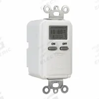 INTERMATIC Wall Switch Timer: 7 day Max, 1 min Min, SPST-NO, 125V AC, No Wall Plate Included, White (MPN EI500WC). Key specifications — attr211252: INTERMATIC; attr1070698: No Hold Included.