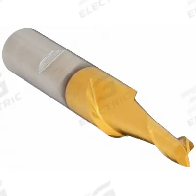 CLEVELAND Square End Mill: High Speed Steel, TiN Coated, 2 Flute, 3/16" Mill Dia - General Purpose High-Speed Steel Square End Mills